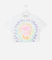Camiseta Curta Infantil com Estampa Tie Dye - Tam 5 a 14 Anos - 1