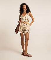 Short Clochard com Cinto e Estampa Coqueiros - 2