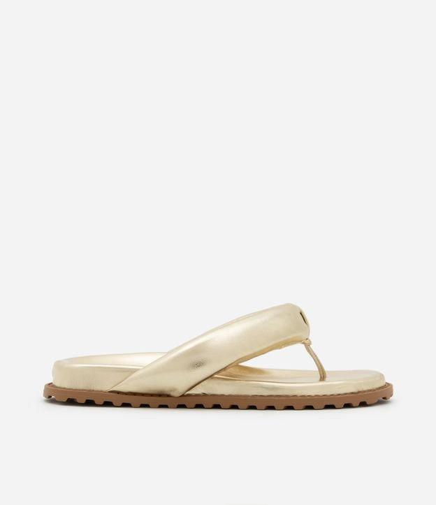 Sandália Rasteira Mule Puffer em PU com Palminha Anatômica - 1