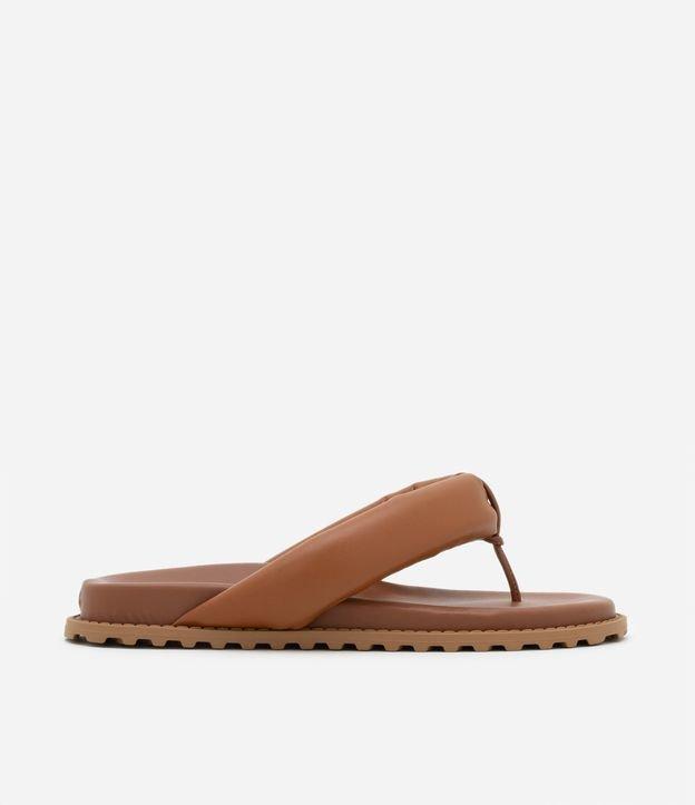 Sandália Rasteira Mule Puffer em PU com Palminha Anatômica - 1