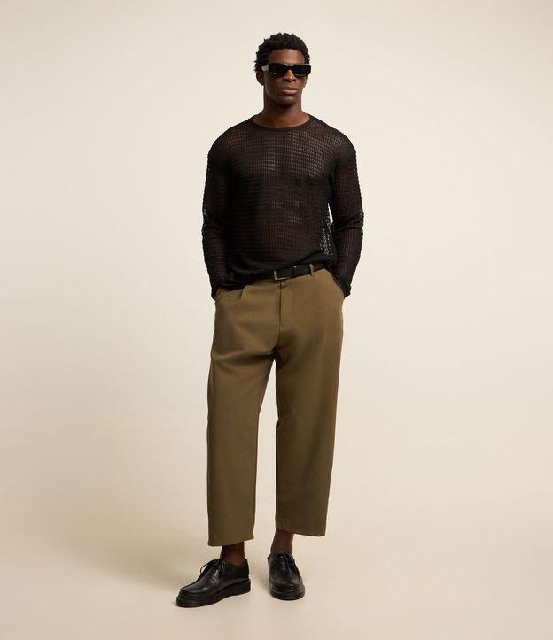 Calça em Alfaiataria e Cós com Passante - 2