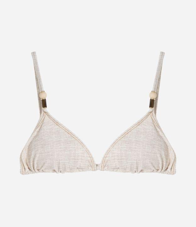 Biquíni Top Cortininha em Microfibra com Miçanga na Alça - 1