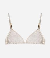 Biquíni Top Cortininha em Microfibra com Miçanga na Alça - 1