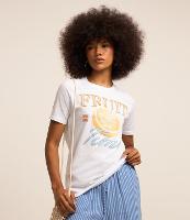 Camiseta T-shirt em Algodão com Estampa Fruit Time - 1