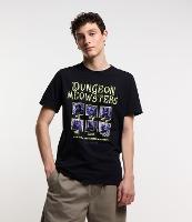 Camiseta Regular em Algodão com Estampa Gungeon Mewsters - 1