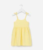 Vestido Infantil com Amarração nas Alças e Brilhos - Tam 1 a 5 Anos - 1