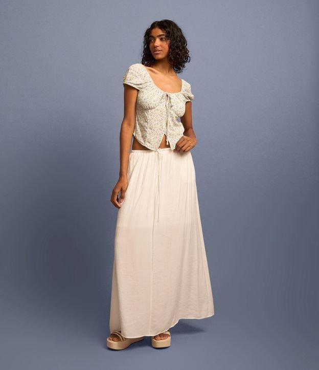 Saia Longa em Viscose com Amarração - 1