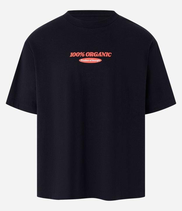 Camiseta Boxy em Algodão com Estampa Justin Bieber Peaches - 1