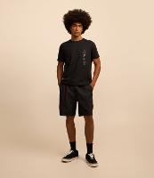 Bermuda em Tecnologia Dry com Cós Elástico e Bolsos Laterais - 1