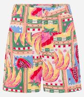Short Curto em Viscose com Estampa de Frutinhas - 1