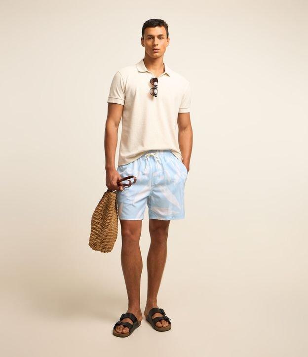 Bermuda em Microfibra com Estampa Floral - 2