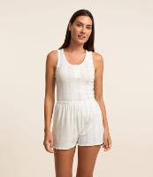 Pijama Short Doll Curta Estampa de peixes - 2