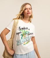 Camiseta T-Shirt com Estampa Sombra e Água Fresca - 3