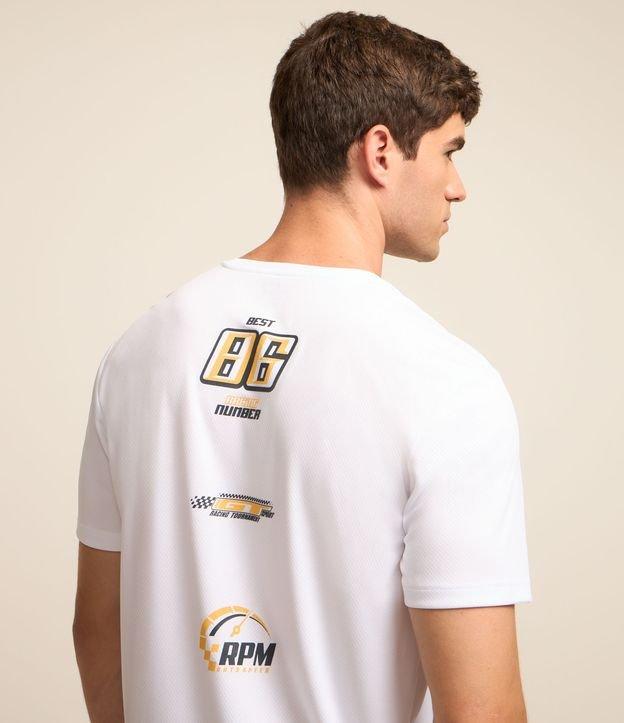 Camiseta Esportiva em Tecnologia Dry com Estampa Lettering - 2