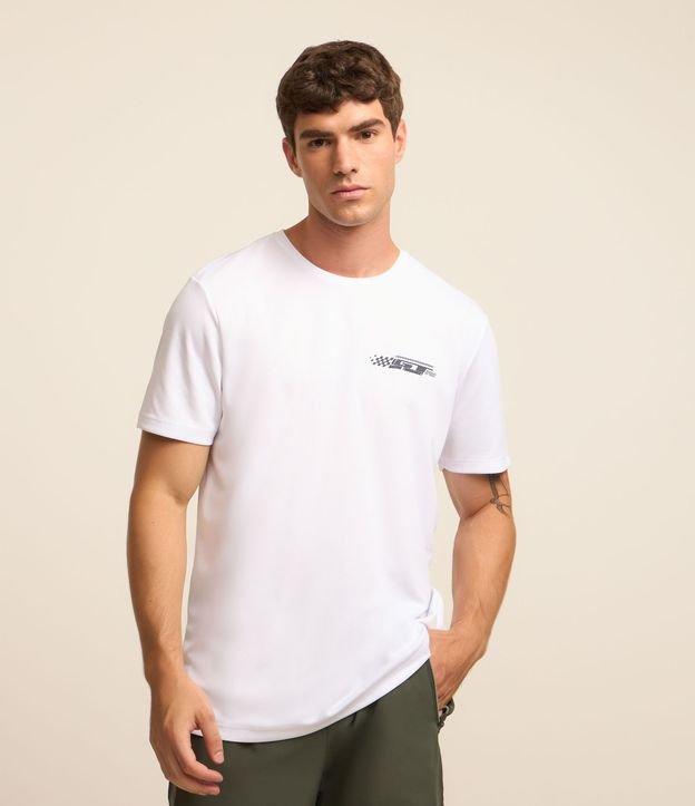 Camiseta Esportiva em Tecnologia Dry com Estampa Lettering - 3