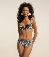 Biquíni Calcinha Sunkini em Microfibra com Folhagens Estampadas - 2