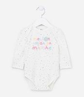Body Infantil com Estampa Melhor Amiga - Tam RN a 18 meses - 1