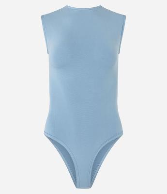 Body em Microfibra com Cava Japonesa e Costas Abertas