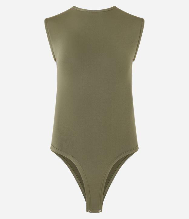 Body em Microfibra com Cava Japonesa e Costas Abertas - 1