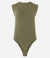 Body em Microfibra com Cava Japonesa e Costas Abertas - 1