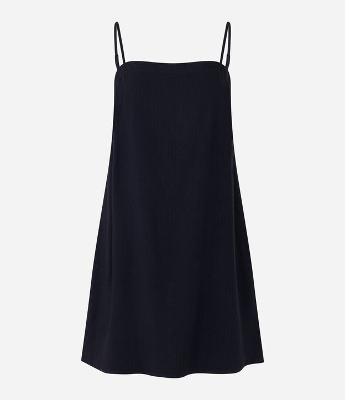 Vestido Curto em Viscose com Amarração nas Alças