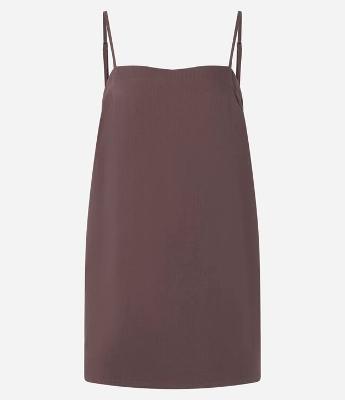 Vestido Curto em Viscose com Amarração nas Alças