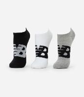 Kit 03 Pares de Meias Invisíveis em Algodão com Estampa New Balance - 1