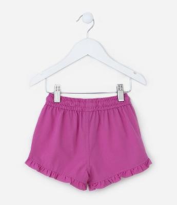 Short Infantil com Babadinhos - Tam 1 a 5 Anos