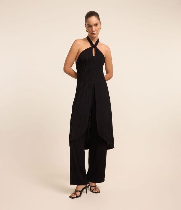 Túnica em Viscose com Gola Halter Transpassado - 2
