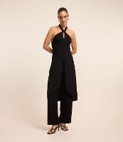 Túnica em Viscose com Gola Halter Transpassado - 2