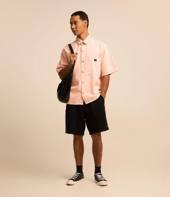 Bermuda Básica em Moletom com Cós Elástico