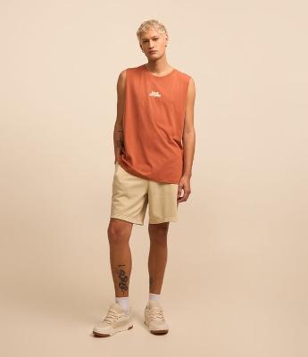 Bermuda Básica em Moletom com Cós Elástico