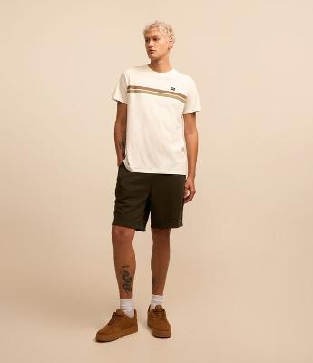 Bermuda Básica em Moletom com Cós Elástico