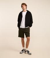 Bermuda Básica em Moletom com Cós Elástico - 2