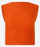 Blusa Sem Manga em Malha Texturizada com Costas Abertas - 2