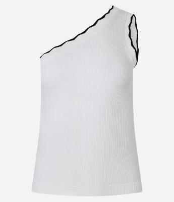 Blusa Ombro Só em Ribana com Contraste