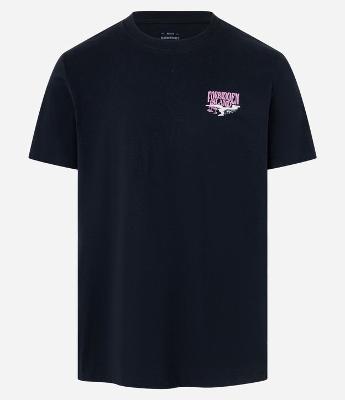 Camiseta Comfort em Algodão com Estampa Lettering