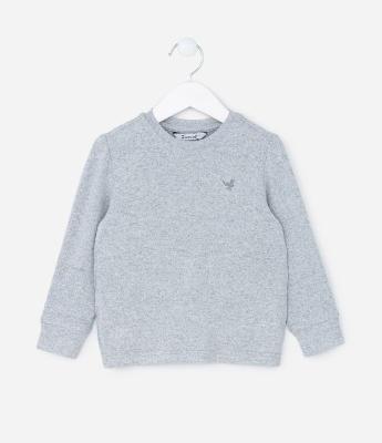 Blusão Infantil com Bordado Dino - Tam 1 a 6 Anos