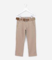 Calça Infantil em Sarja com Cinto - Tam 5 a 14 Anos - 1