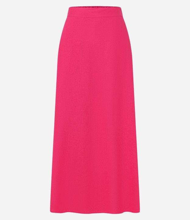 Saia New Midi em Tricoline com Cós Elástico - 1