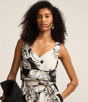 Blusa Sem Manga em Viscolinho com Limões Estampados - 1