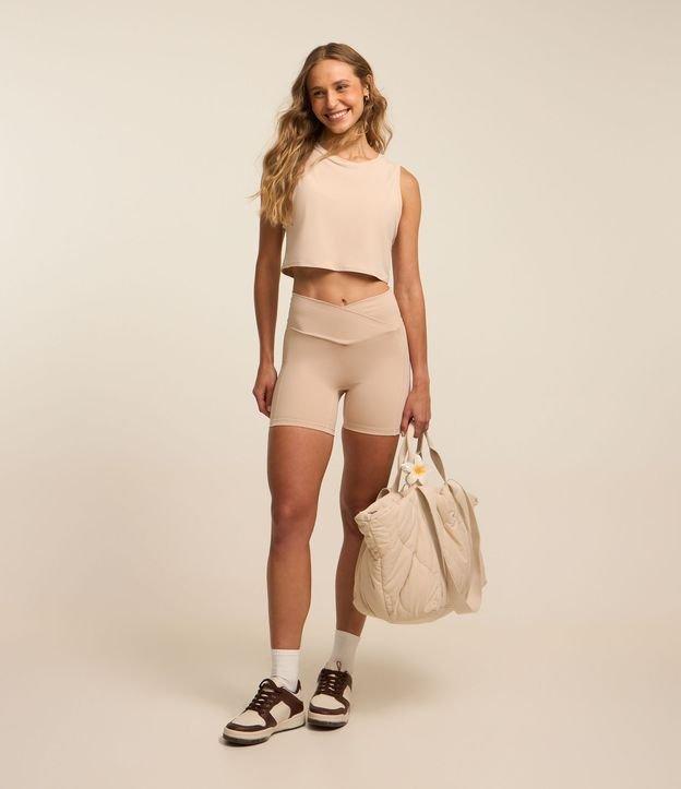 Bermuda Esportiva em Poliamida com Cós Transpassado - 2