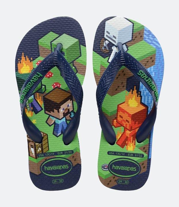 Chinelo Infantil com Estampa Minecraft Havaianas - Tam 23 ao 32 - 1