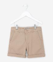 Bermuda Infantil em Sarja com Barra Dobrada - Tam 5 a 14 anos - 1
