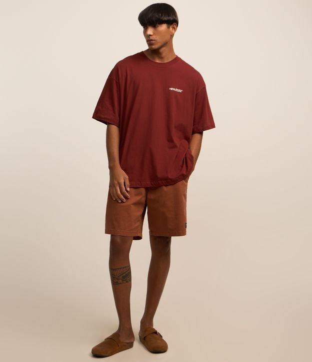 Camiseta Oversized em Algodão com Estampa Lettering - 2