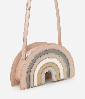Bolsa Transversal Infantil em Formato Arco-Íris - Tam Único