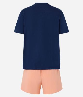 Pijama Short Doll em Viscose com Estampa Spritz