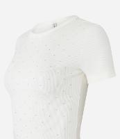 Blusa em Ribana com Brilhos Aplicados - 1