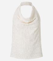 Blusa Frente Uníca Sem Mangas Texturizado - 1