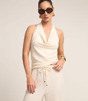 Blusa Frente Uníca Sem Mangas Texturizado - 2